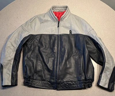 Винтажная кожаная мотоциклетная гоночная куртка 80-х BMW сделано в Германии  - Изображение 1 из 4