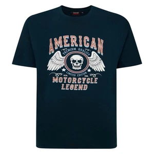 Espionage Americano Legend Camiseta Estampada para Hombre en Negro, 2XL-8XL - Imagen 1 de 13