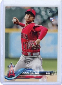 SHOHEI OHTANI 2018 TOPPS UPDATE BASEBALL #US1 (PITCHING/RED JERSEY) ROOKIE CARD - Picture 1 of 2