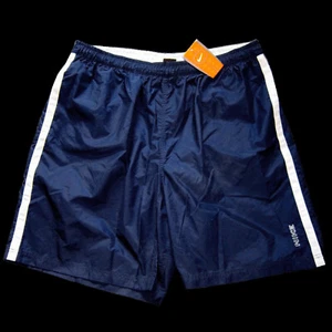 XXL Nike Badehose dunkelblau 3 Taschen weiß Seitenstreifen Bindegürtel neu mit Etikett - Bild 1 von 12