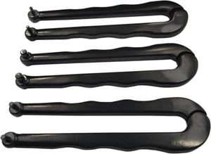 3PCS Universal Black Finish Steel Adjustable Face Spanner Wrench Pin Pliers for  - Picture 1 of 12