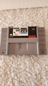 NHL 95 Super Nintendo SNES Game Untested  - Picture 1 of 5