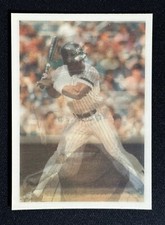 1986 Sportflics Rickey Henderson #24 3D Baseball Card New York Yankees HOF
