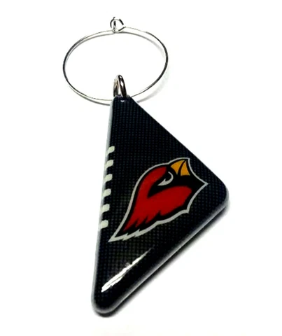 ARIZONA CARDINALS WINE CHARM PADDED PLASTIC BALL TWO SIDED NEW NFL LICENSED Cover