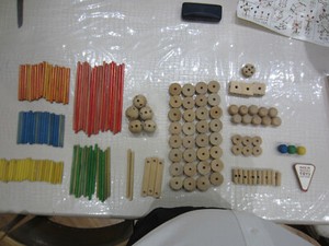 antique wooden marble run