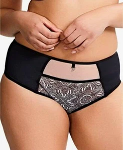 NWT Sculptresse Womens Black Dionne Brief Style-969 Size 6X - Picture 1 of 3