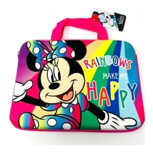 Minnie Mouse Niñas Tech Case Laptop Tablet Bolsa 13" Acolchada Tablet Estuche - Imagen 1 de 2