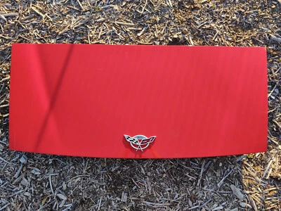 Chevrolet Corvette Z06 2001-2004 conjunto de escotilla de maletero trasero pintura original roja Foto 1 de 4