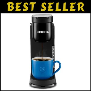 Eficiente cafetera de un solo servicio con preparación fuerte y filtro reutilizable - Imagen 1 de 8