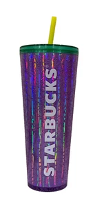 Starbucks Purple Bubble cup w/Straw - 24 oz - Picture 1 of 6