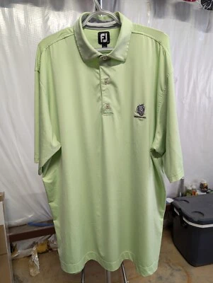 Camisa polo de golf Footjoy 2xL manga corta verde lima Foto 1 de 4