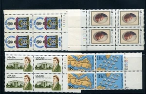 US Stamps  MNH - 4 Different Plate Blocks of 4 Scott 1937-8 1926 1936 1911 Lot31 - Picture 1 of 1