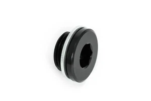 Gewindeverschluss M10x1,25 Gewindestopfen Schwarz eloxiert - Picture 1 of 4
