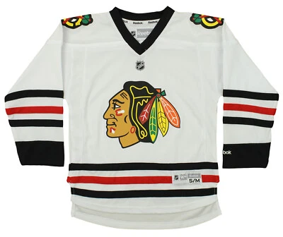 Reebok NHL Youth Chicago Blackhawks Team Jersey, White - Image 1 of 2