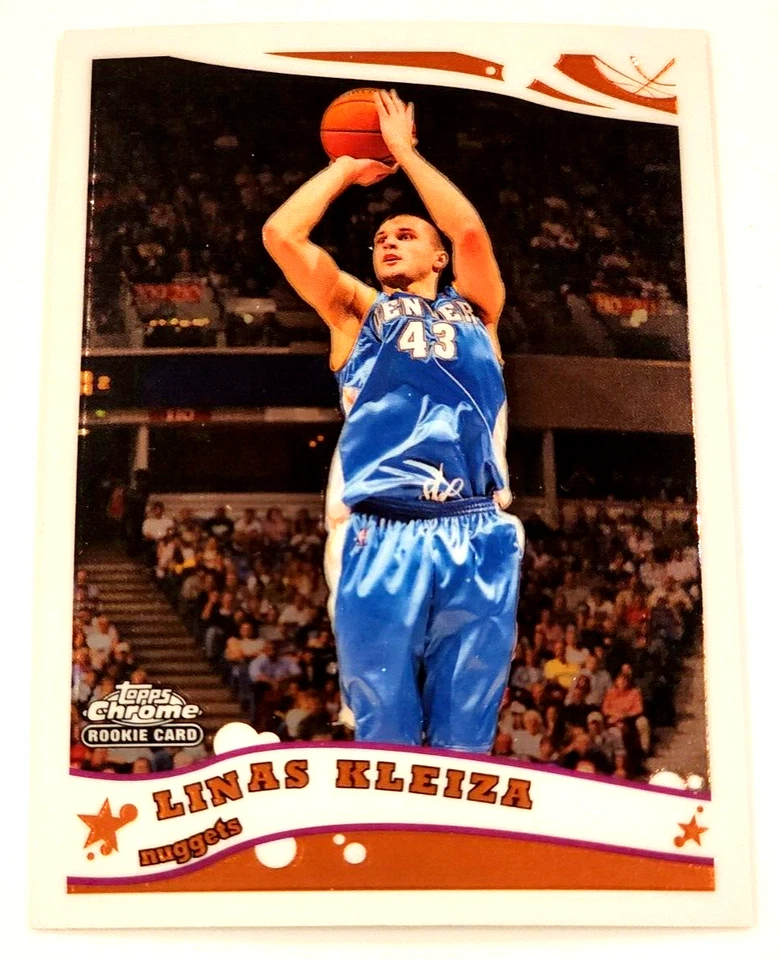 2005-06 Topps Chrome LINAS KLEIZA RC Rookie Card #175 DENVER NUGGETS - Image 1 of 1
