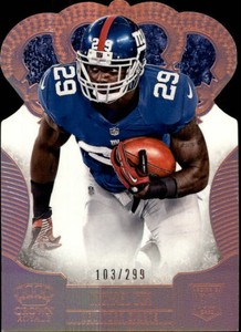 2013 Crown Royale Bronze Holofoil Giants Football Card #172 Michael Cox /299 