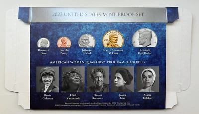 2023 United States Mint Proof Set Box NO COINS - NO COA - Free Shipping - Image 1 of 2