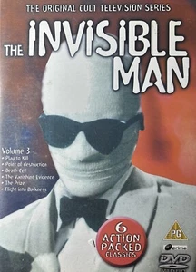 DVD NEW: The Invisible Man (Vol 3) - 1958 B&W Sci-fi TV Series, 6 Cult Classics - Picture 1 of 3