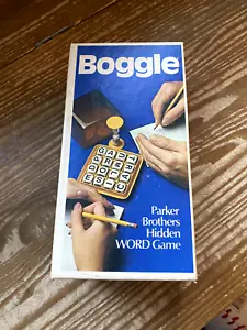 Juego de rompecabezas de palabras ocultas vintage 1976 BOGGLE Parker Brothers completo - Imagen 1 de 10