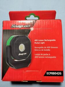 Snap on Tools 400 Lumen Rechargeable Pocket Light ECPRB042G  Green