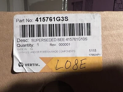 Liebert 415761G3S PWA Universal Control Board Emerson Network Power NEW - Image 1 of 3