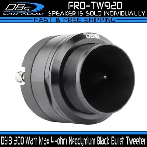 DS18 PRO-TW920 Black Compression Bullet Super Tweeter 300W 4-ohm Car Speaker - Picture 1 of 7
