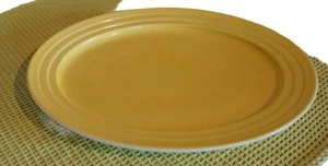 Hazel Atlas Depression Glas Moderntone Platonit Gelb Oval Servierplatte! - Bild 1 von 6