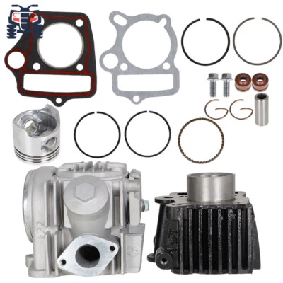 Top End Rebuild Kit Cylinder Head Piston For Honda XR50 Z50 Z50R CRF50 50cc - Image 1 of 4