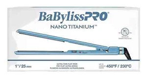 BaBylissPRO Nano Titanium Ultradünner Haarglätter - Glätteisen - 1 Zoll - Bild 1 von 2