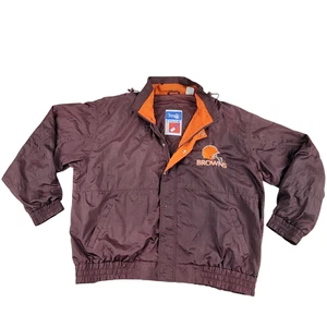 Cleveland Browns Team NFL Color Works Dimensionals Wind Breaker Jacket 2XL - Picture 1 of 9