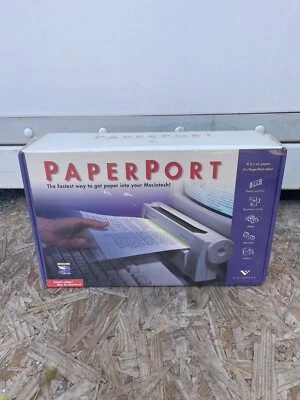  Visioneer Paperport Scanner 2.0 PR-11001-M NOS Macintosh SEALED - Image 1 of 4