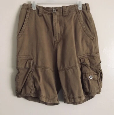 AMERICAN RAG CIE 100% COTTON KHAKI CARGO ORIGINAL SHORTS, SIZE 30 - Image 1 of 4