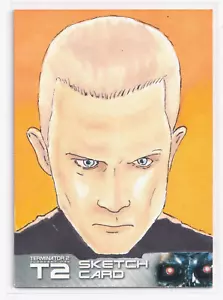 2017 Unstoppable Cards Terminator 2 T-1000 Skizzenkarte von Mike Hannan SK1 - Bild 1 von 2