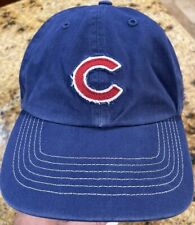 Chicago Cubs MLB Red Blue Hat Forty Seven Brand 47 Adj. Lightly Faded Distressed