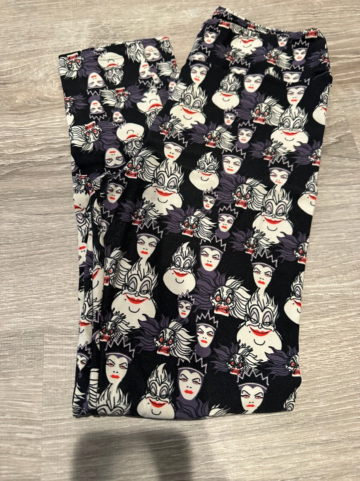 Legging Lularoe Disney All the Villain NUEVO sin etiquetas Foto 1 de 1