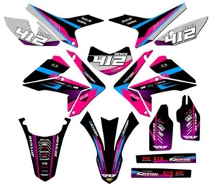 2012-2020 CRF 250 L SURGE Pink Senge Graphics Kit Compatible with Honda - Picture 1 of 10