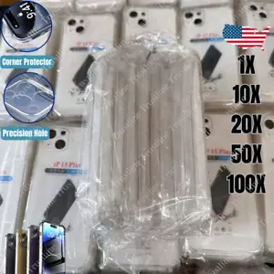 Clear Shockproof Phone Case Cover For iPhone 6 8 X XS 11 12 13 14 15 Pro Max Lot - Picture 1 of 17