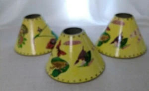 Table Light Lamp Metal Shade Moonlighting Interior flowers decoupage Home Decor  - Picture 1 of 7