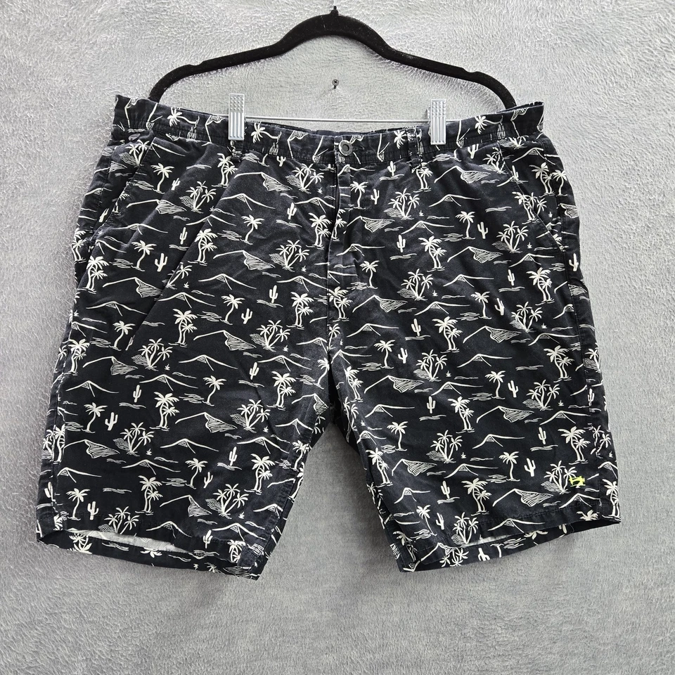 Pantalones Cortos Scotch & Soda Hombre W36 Negro Logo Bordado Floral Informal 8" Entrepierna Foto 1 de 4