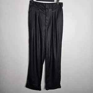 Zenana Hose Damen Medium Kunstleder Plissee Pull On Gummibund 28x27 - Bild 1 von 7