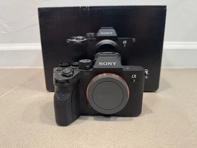 Sony Alpha A7 IV 33.0MP Mirrorless Camera - Black (Body Only) - Image 1 of 4