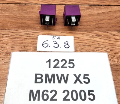 ✅ 00-06 OEM BMW E53 X5 Multi Purpose Relay Violet SET of 2 - Image 1 of 4