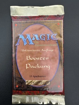 Magic the gathering  Revised Booster Pack - German White Border - Factory Sealed - Image 1 of 2