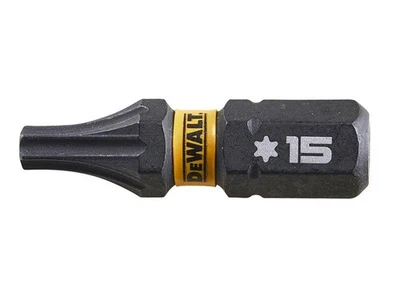  DeWALT Power Tools EXTREME FlexTORQ Torx Bits T15 x 25mm Pack 5 DEWDT7380TQZ - Image 1 of 3