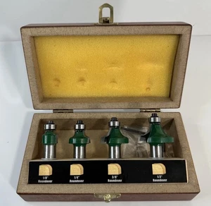 Woodcraft 4 Piece Round Over Drill Bit Set - Picture 1 of 11