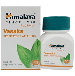 Himalaya Wellness Pure Herbs Vasaka Respiratory Wellness Tablet (60 Tabs) - Picture 1 of 7