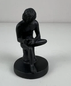 Vintage Spinario Sculpture Boy with Thorn 4" inches high - Picture 1 of 7