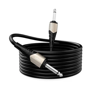 LEKATO M01874S Instrument Cable 6.35mm 1/4'' Male Jack - 3m/10ft - Picture 1 of 9
