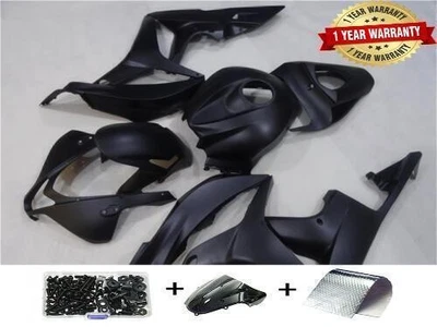 Kit de carenado negro mate carrocería de inyección FM para Honda CBR 600 RR 2007-2008 Foto 1 de 4