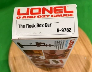 LIONEL " EMPTY BOX " Only 6-9782 The Rock Boxcar Crisp Sold As Is - Picture 1 of 4
